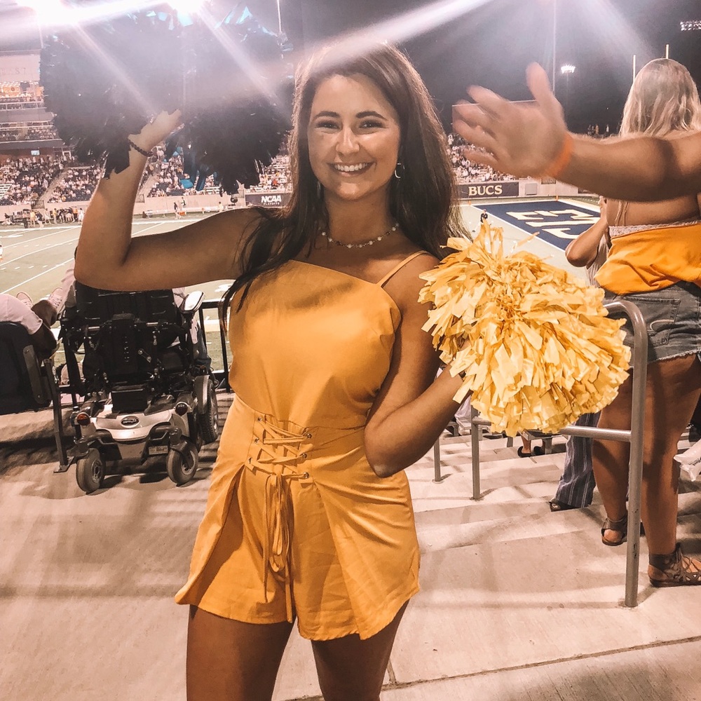 Yellow romper